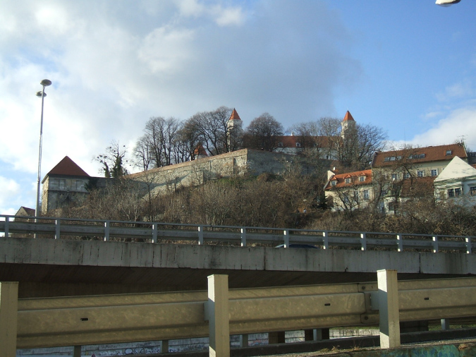 Looking back at Bratislava Castle