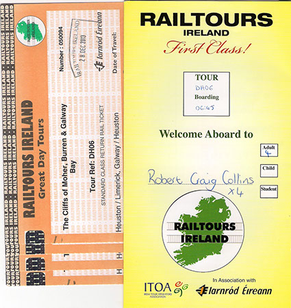Railtours Ireland Packet
