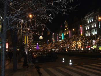 Wenceslas Square, the Champs Elysee of Prague