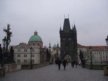 Kaluv Most (Charles Bridge), Staré Mesto (Old Town) side, Prague