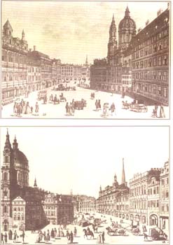 Post cards of St Nicholas of the Little Quarter (Sv. Mikuláše), Prague