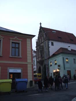 Toward the oldest house in Kutna Hora