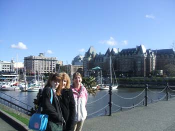 Victoria harbor, with the Empress Hotel.