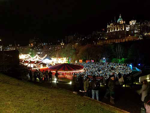 Christmas fair, Edinburgh