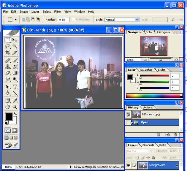 Typical Photoshop Layout
