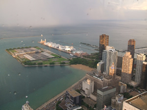 From the Hancock Observation Deck, in Chicago