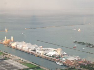 From the Hancock Observation Deck, in Chicago