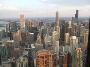 From the Hancock Observation Deck, in Chicago