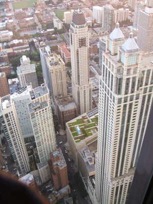 From the Hancock Observation Deck, in Chicago