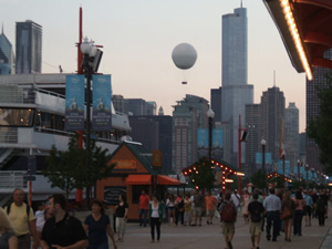 From the Navy Pier