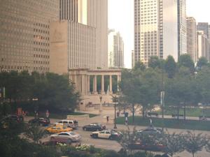 View from the Chicago Cultural Center