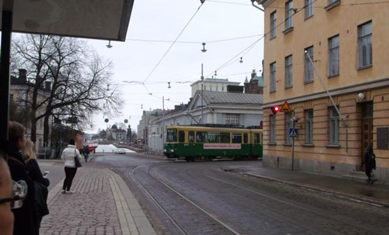 Tram to Finnish National Museum