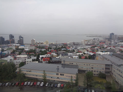views from Hallgrímskirkja clock tower