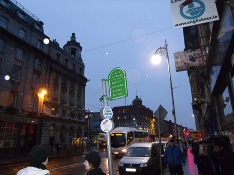 Collins Bus Stop, Dublin Ireland