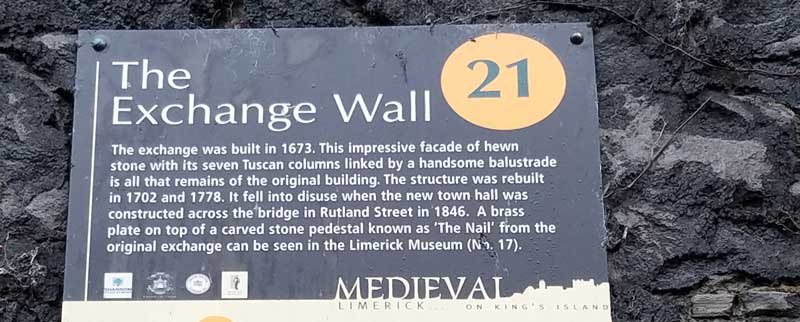 Exchange Wall, Limerick