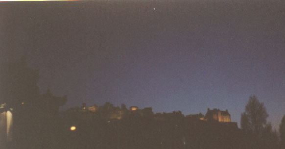 Edinburgh Castle at night