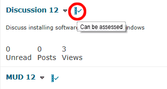 Assess Discussion icon