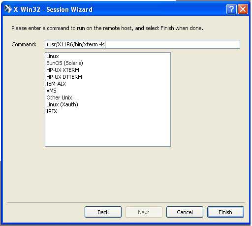 Xwin config screen shot